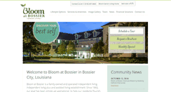 Desktop Screenshot of bloomatbossier.com